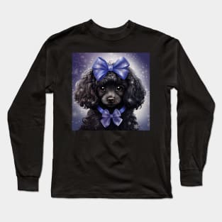 Bowy Poodle Long Sleeve T-Shirt